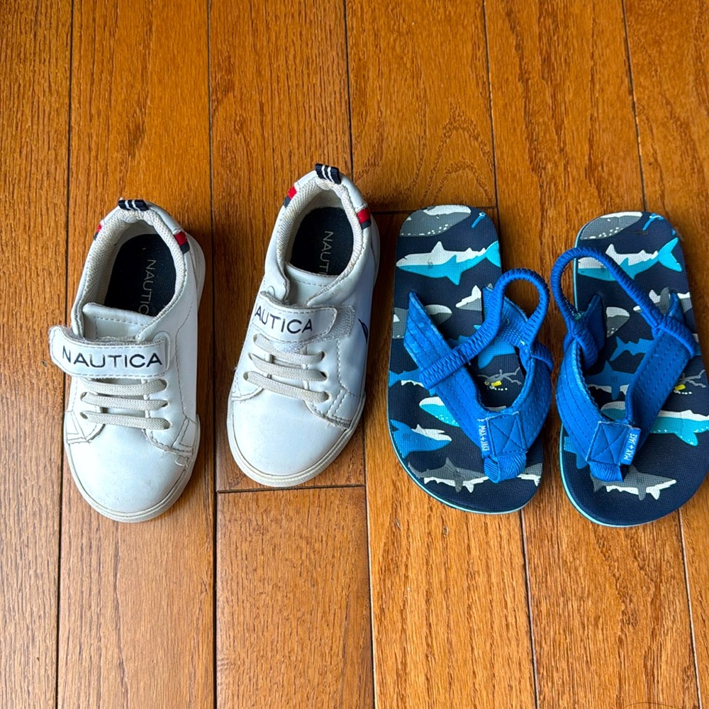Nautica shoes and Max and Jake size 7 Very good used condition